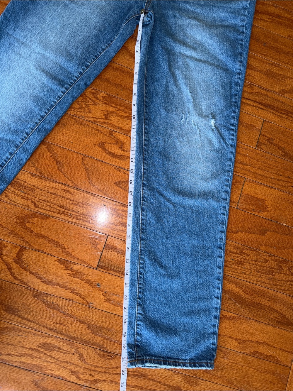 Universal Thread High Rise 90s Straight Jeans Medium Wash Comfort Stretch - Picture 7 of 9